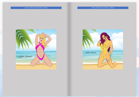 скриншот Erotic Jigsaw Puzzle Summer - ArtBook 0