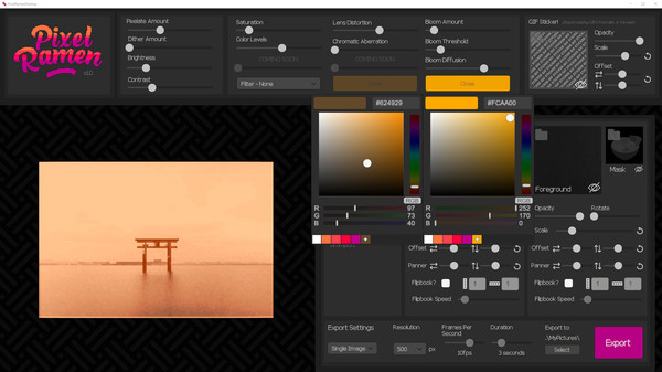 Скриншот из Pixel Ramen - Easy Pixel Art and Pixel GIF Creator