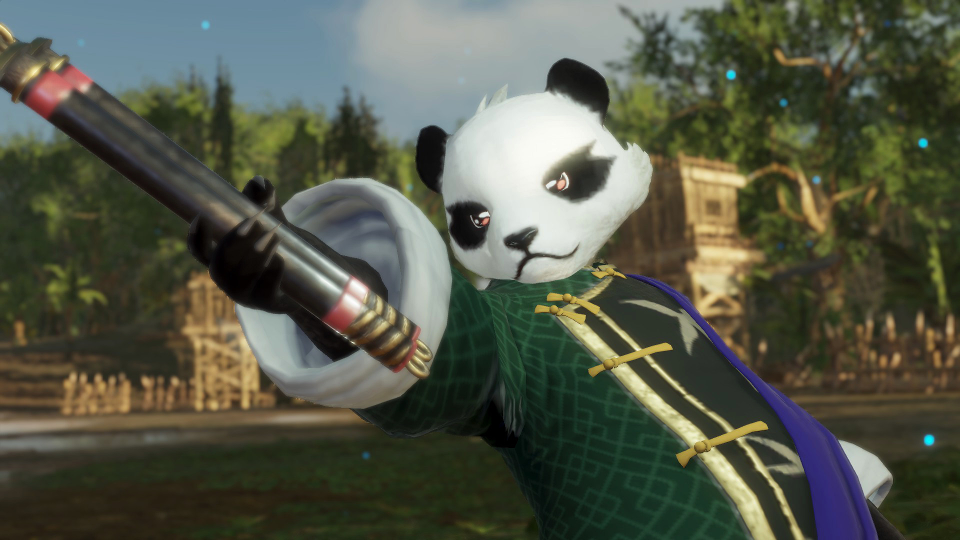 DYNASTY WARRIORS 9 Empires - Unisex Custom Panda Costume Set screenshot screenshot 1