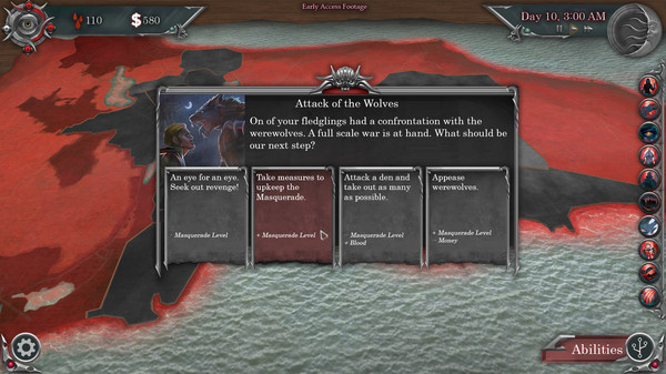 Скриншот из Urban Fantasy: Vampires vs Werewolves