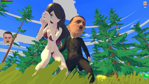 Скриншот из Hitler Hates Anime