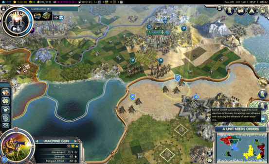 скриншот Sid Meier's Civilization V - Gods and Kings 1