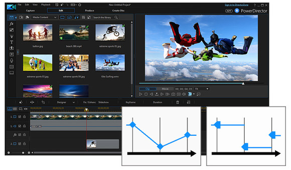 Скриншот из CyberLink PowerDirector 20 Ultra