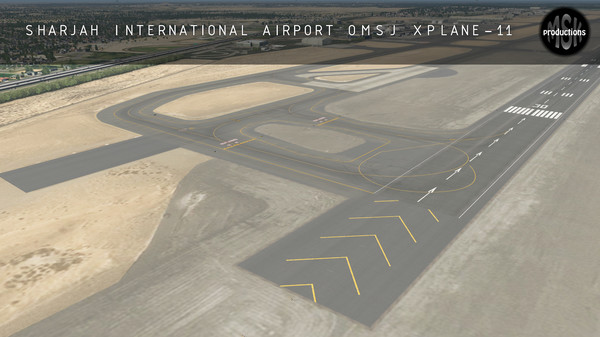 скриншот X-Plane 11 - Add-on: MSK Productions - Sharjah Intl Airport 4