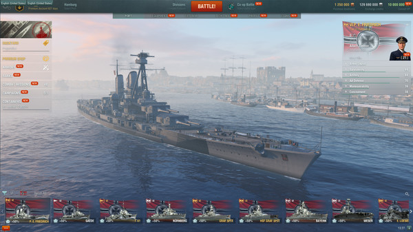 скриншот World of Warships — Prinz Eitel Friedrich 1