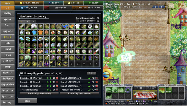 Скриншот из Incremental Epic Hero 2