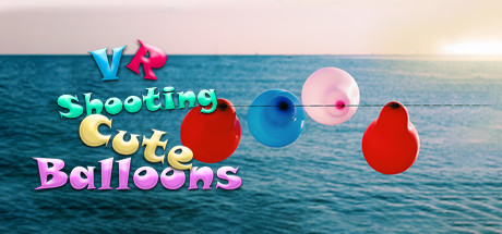 VR shooting cute balloons banner image