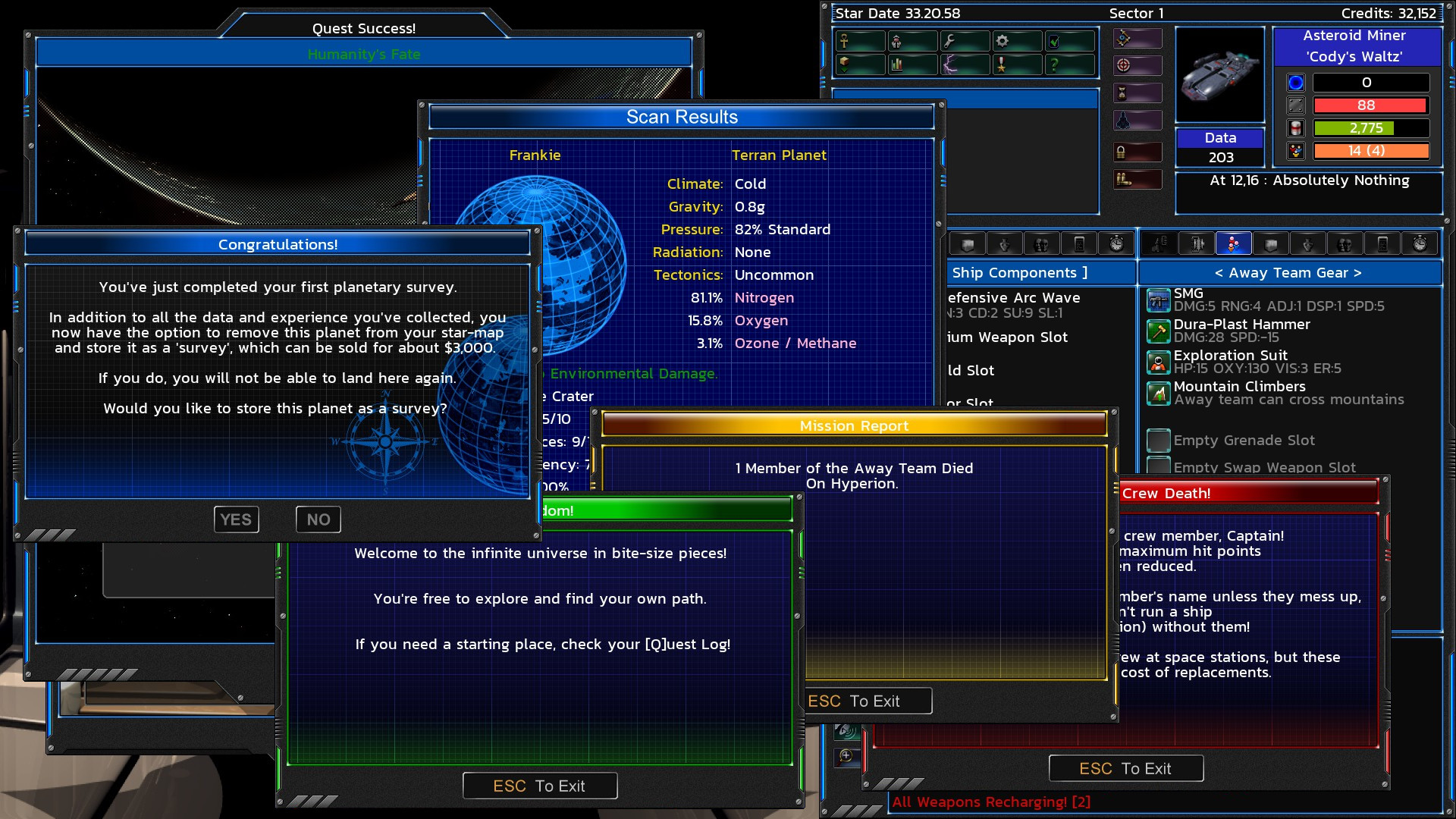 Approaching Infinity: Interface Expansion screenshot screenshot 1