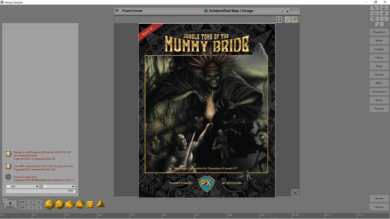 Fantasy Grounds - Jungle Tomb of the Mummy Bride #0