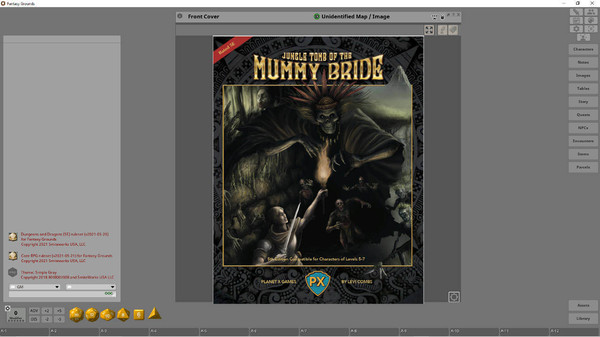 скриншот Fantasy Grounds - Jungle Tomb of the Mummy Bride 0