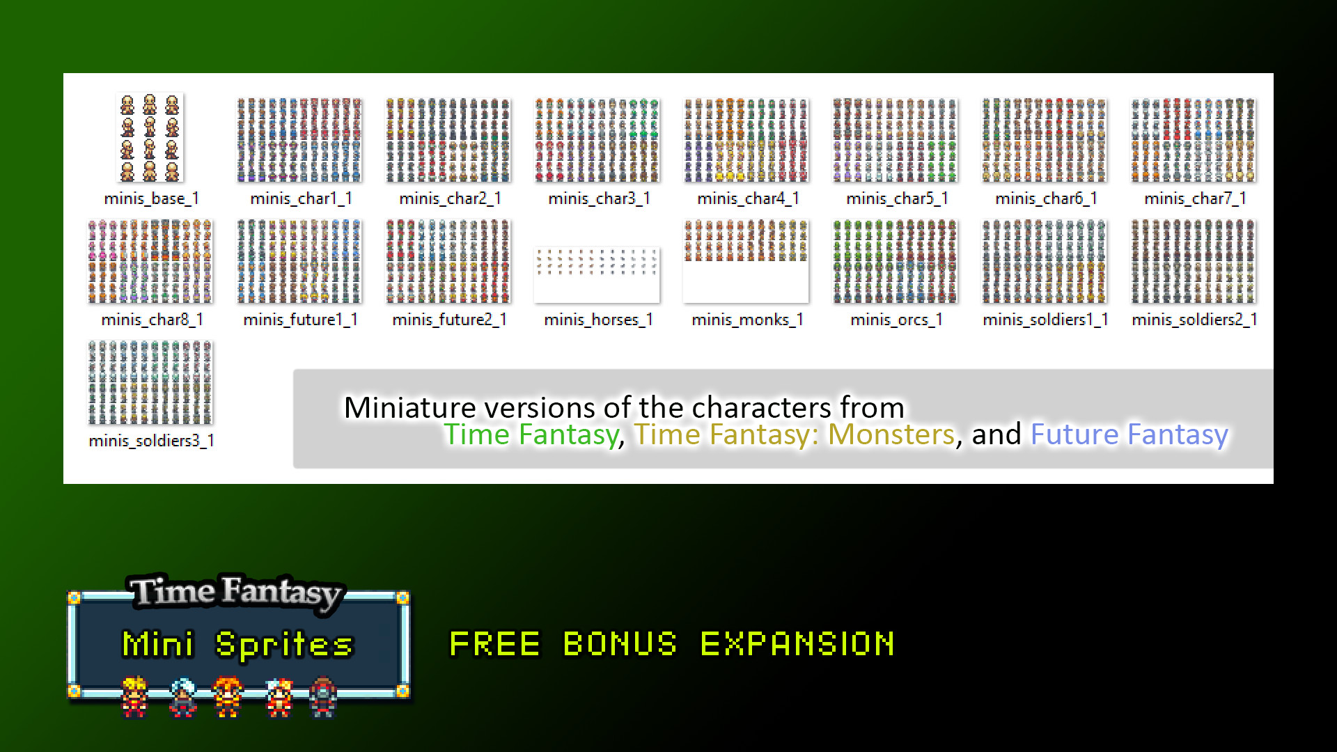 RPG Maker MZ - Time Fantasy Mini Sprites no Steam