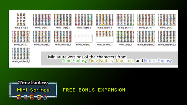 RPG Maker MZ - Time Fantasy Mini Sprites