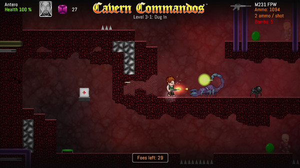 скриншот Cavern Commandos 3