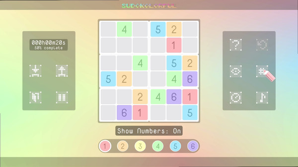 Sudokolorful game for Linux 1