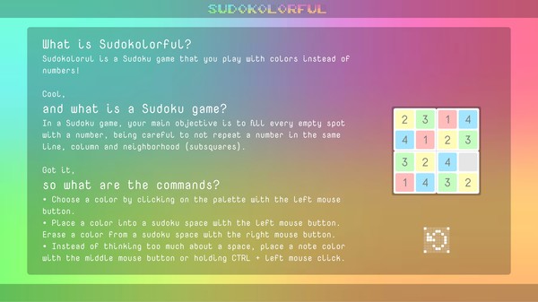 Sudokolorfulfor windows and Linux 1