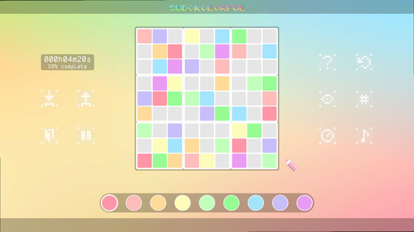 Sudokolorful game for windows Pc 1