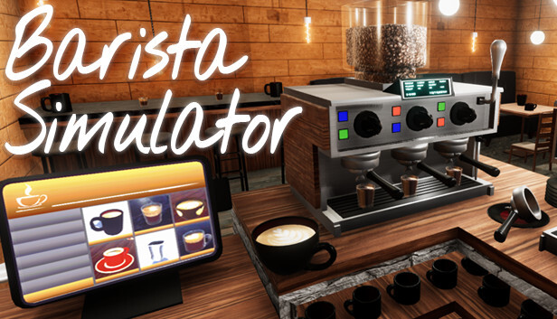 Capsule image of "Barista Simulator" which used RoboStreamer for Steam Broadcasting