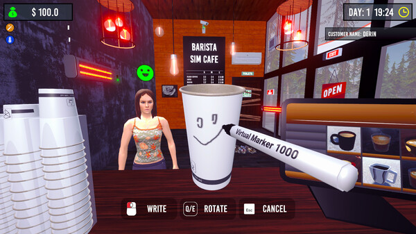 Barista Simulator game for windows Pc 1
