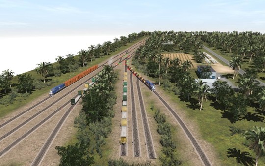 скриншот Trainz 2019 DLC - Florida Rail Road Museum Model Railroad 3