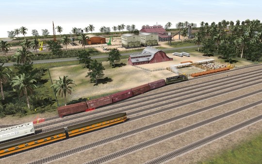 скриншот Trainz 2019 DLC - Florida Rail Road Museum Model Railroad 1