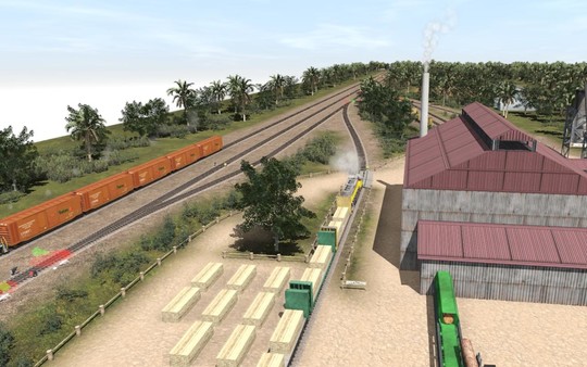 скриншот Trainz 2019 DLC - Florida Rail Road Museum Model Railroad 5