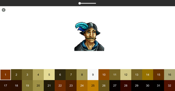 Color by Number - Medieval Portrait game for Linux 1