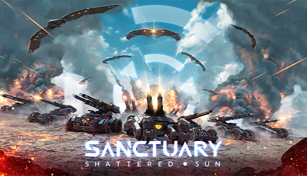 Imagen de la cápsula de "Sanctuary: Shattered Sun" que utilizó RoboStreamer para las transmisiones en Steam