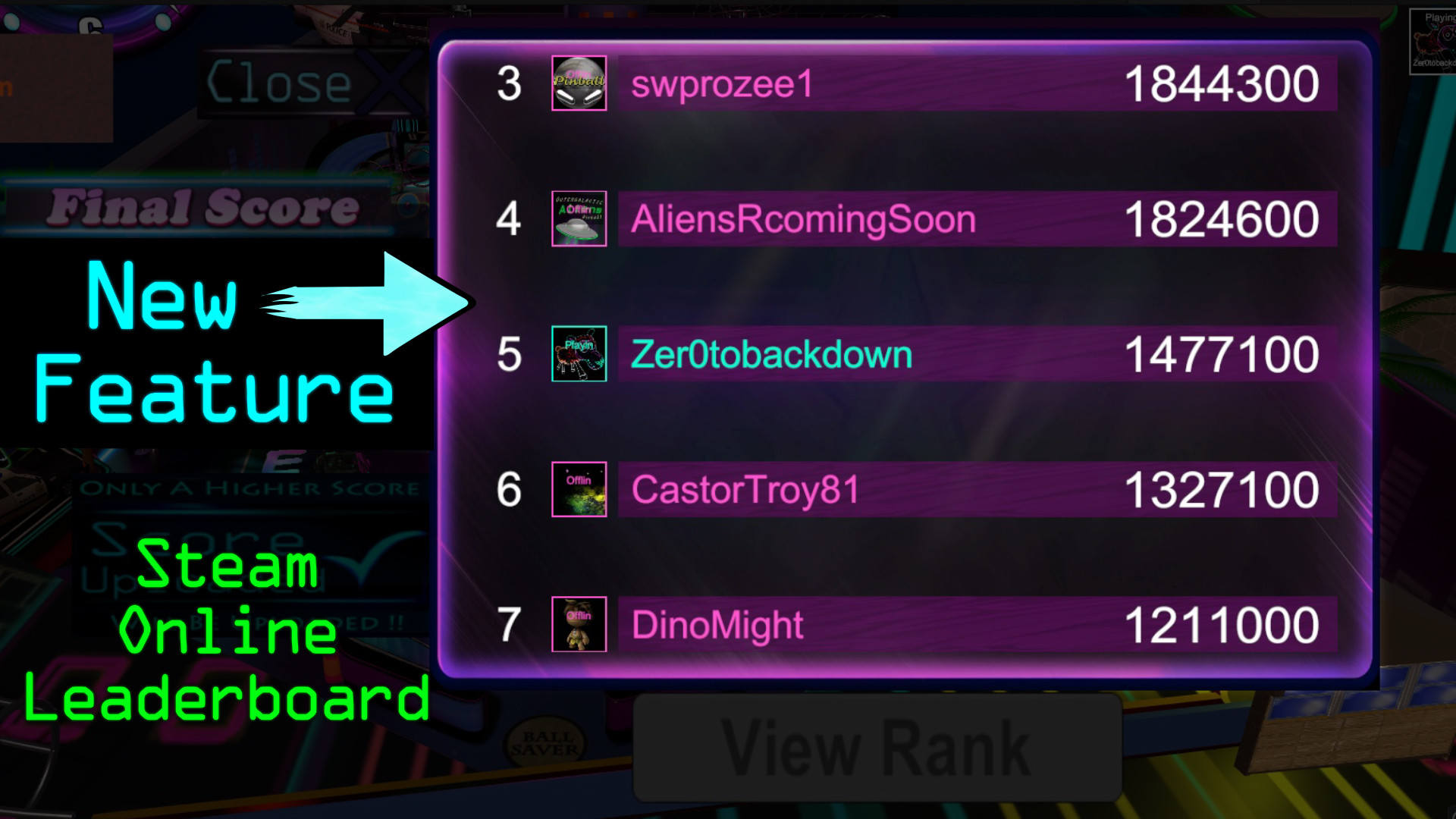 Neon Nights Pinball #2