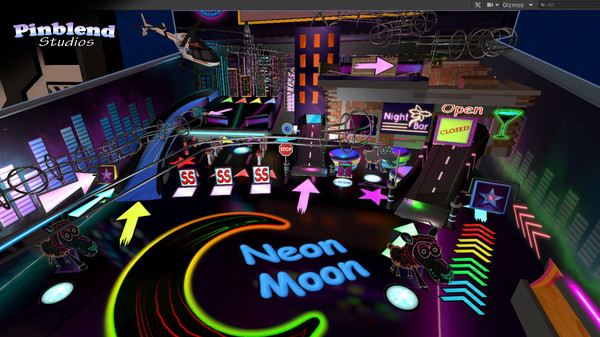 Скриншот из Neon Nights Pinball