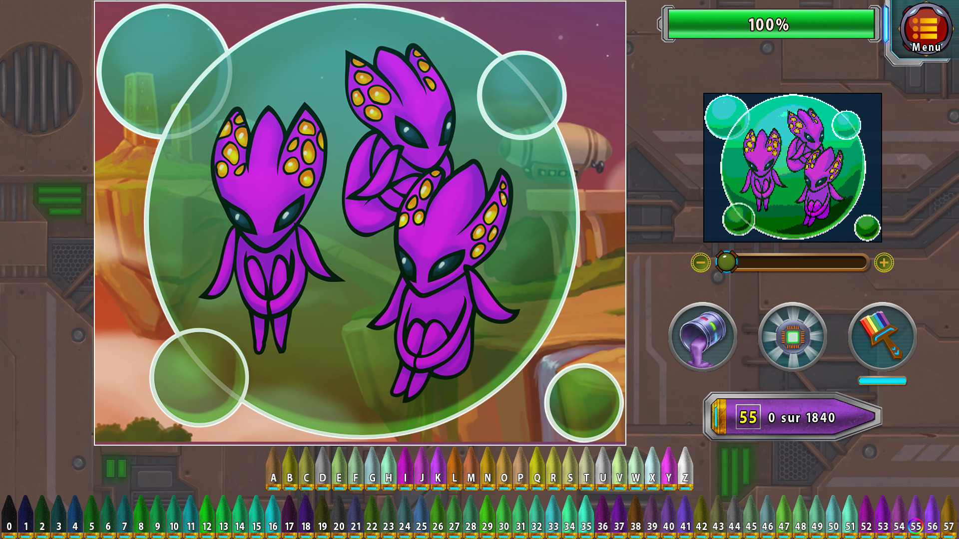 Paint By Numbers - Volartum Planet #7