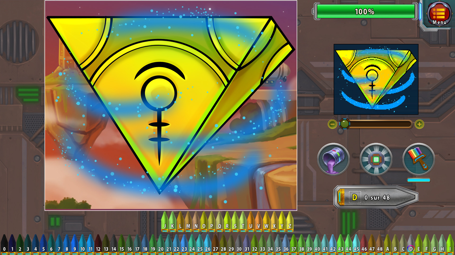 Paint By Numbers - Volartum Planet #9