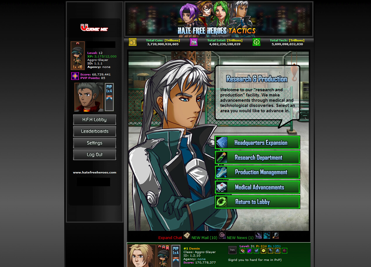 Hate Free Heroes Tactics: Strategy Building MMO #3