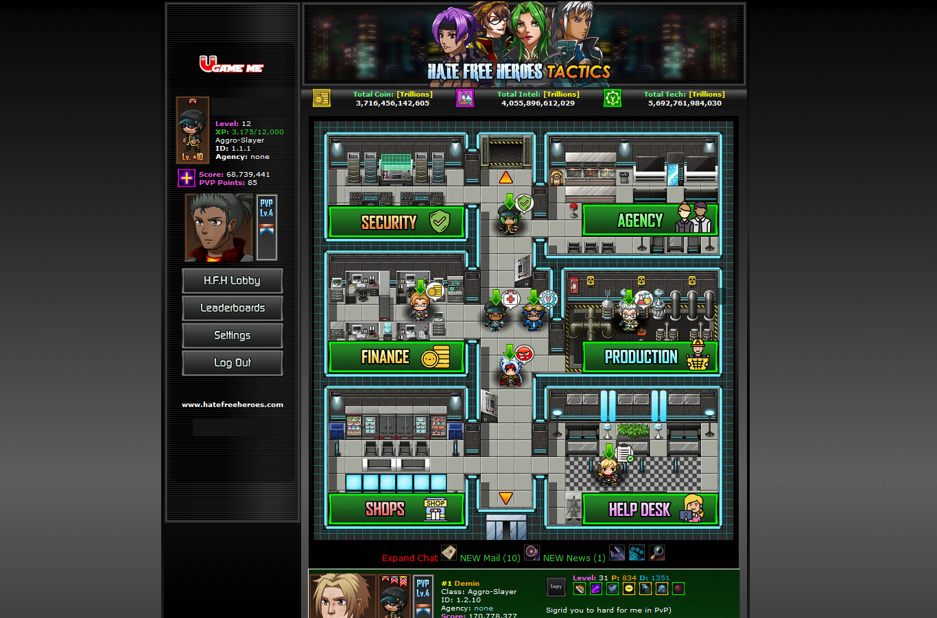 Hate Free Heroes Tactics: Strategy Building MMO #0