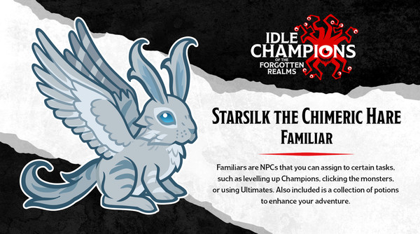 скриншот Idle Champions - Starsilk the Chimeric Hare Familiar Pack 1