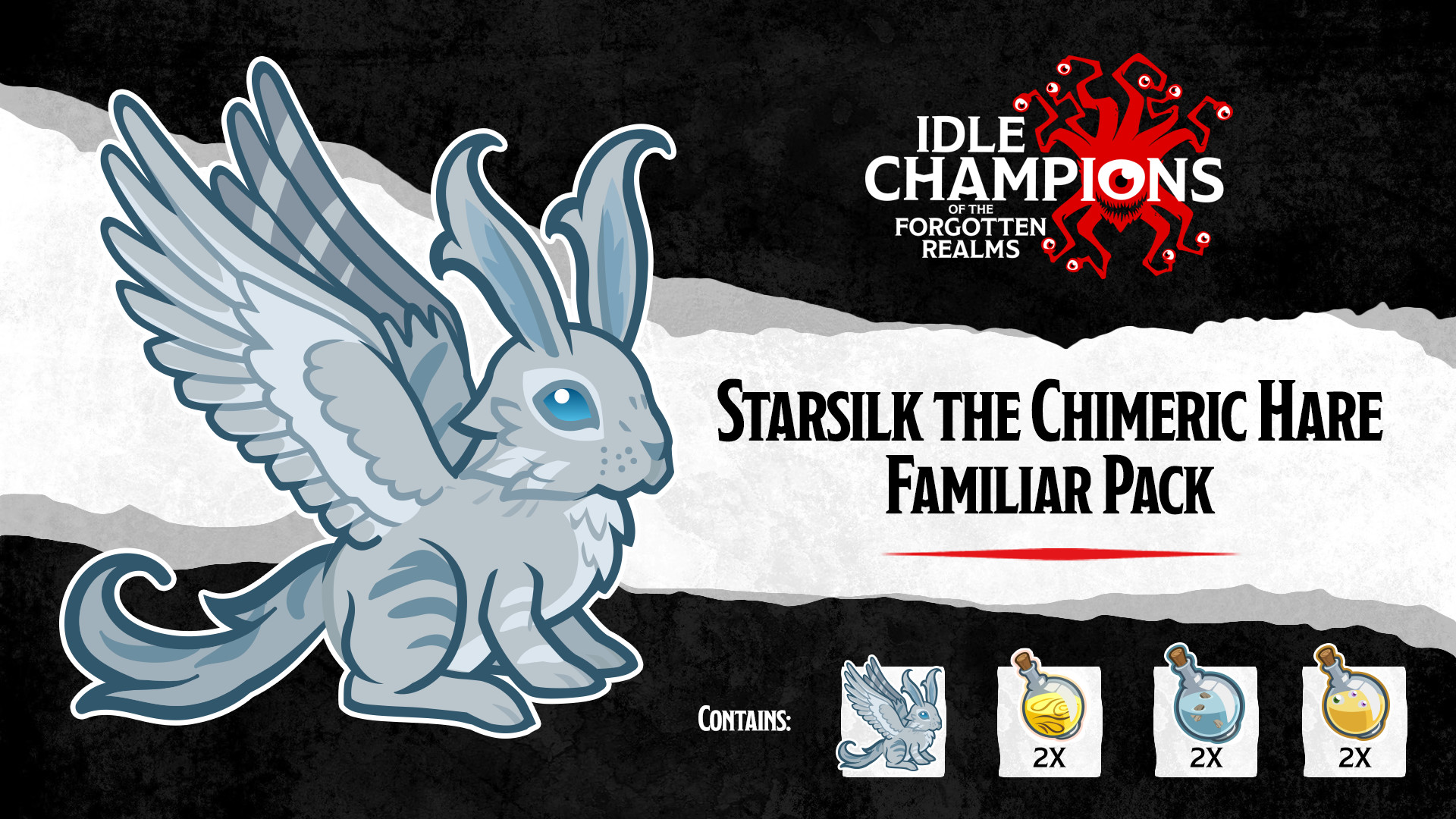 Idle Champions - Starsilk the Chimeric Hare Familiar Pack Featured Screenshot #1