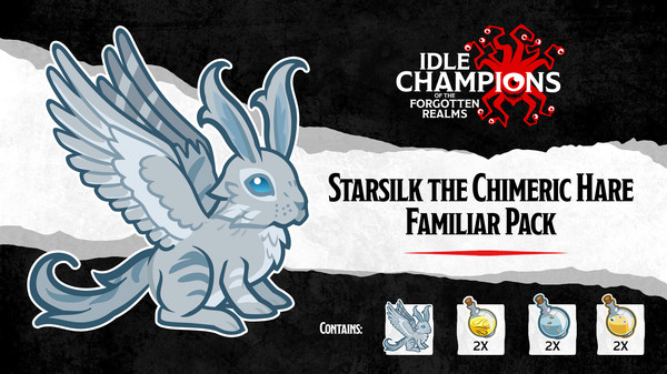 скриншот Idle Champions - Starsilk the Chimeric Hare Familiar Pack 0