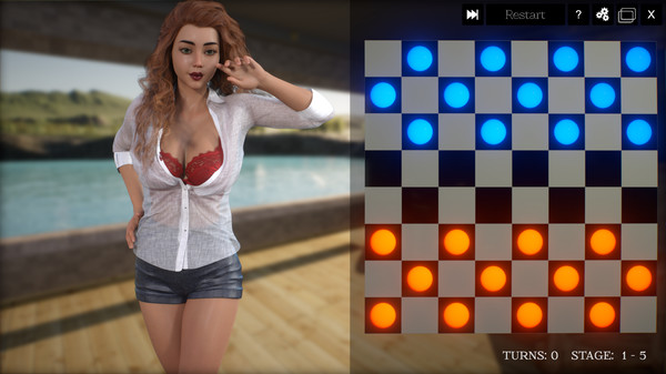 3D Hentai Checkers - Additional Girls 3