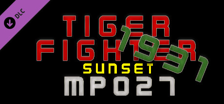 tiger fighter 1931 sunset mp027 vertical card thumbnail
