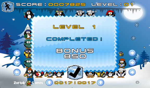 Скриншот из Penguin Panic