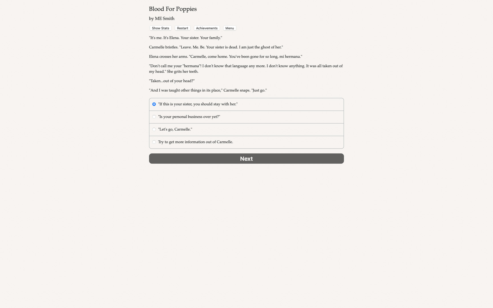 Blood for Poppies Demo #0