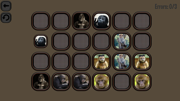 скриншот Animals Memory: Monkeys 3