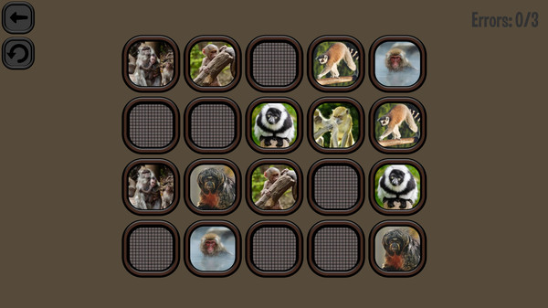скриншот Animals Memory: Monkeys 1