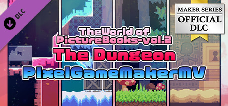 Pixel Game Maker MV - The World of PictureBooks-vol.2 The Dungeon banner