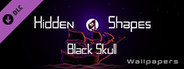 Hidden Shapes Black Skull - Wallpapers