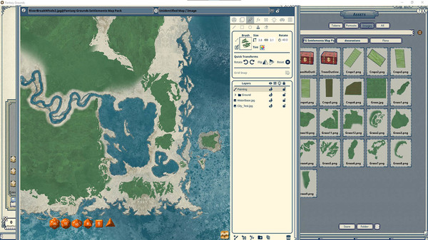 скриншот Fantasy Grounds - FG Settlements Map Pack 1