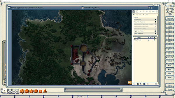 скриншот Fantasy Grounds - FG Settlements Map Pack 2