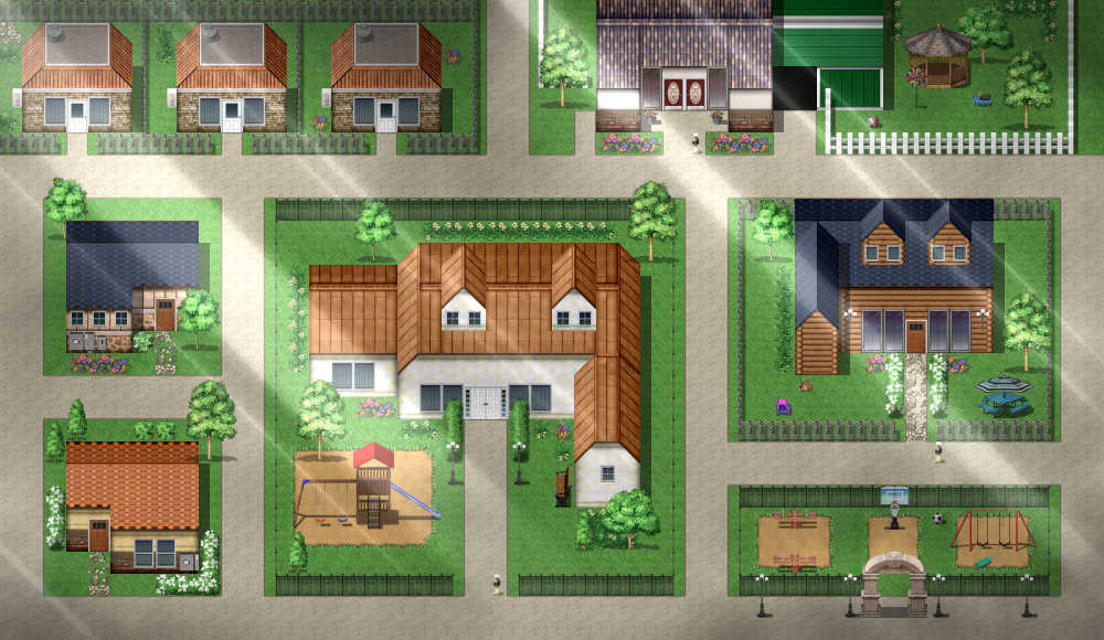 RPG Maker MV - KR Urban Modern Tileset #2