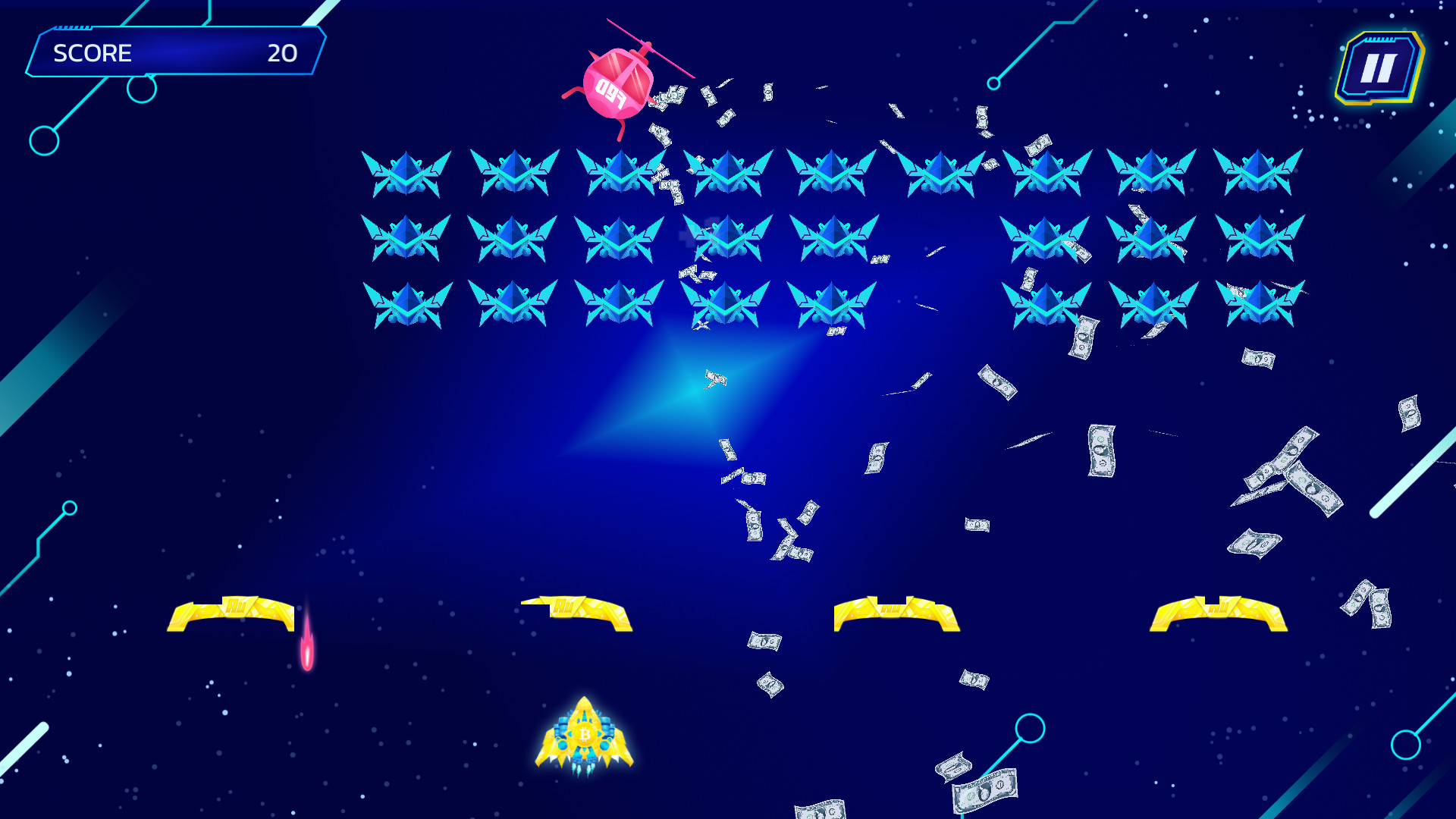 Coins Invaders screenshot 1