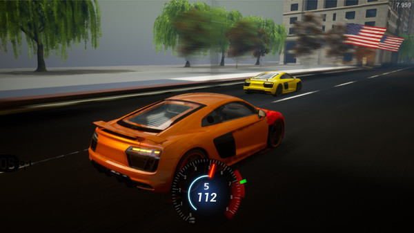 Скриншот из Super Drag Race