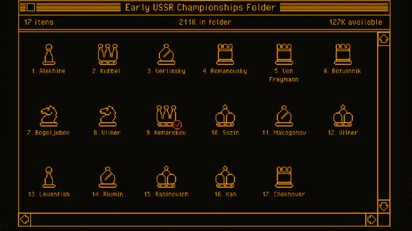 Скриншот из BOT.vinnik Chess: Early USSR Championships